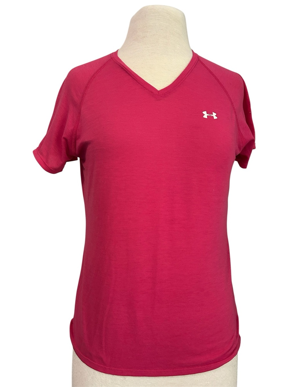 Dark Fuchsia Under ArmourV Neck Top